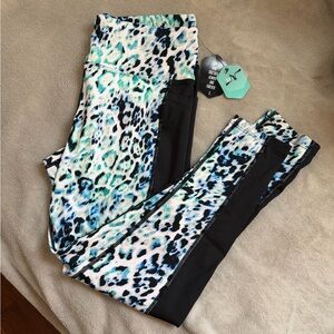 NOT SOLD SEPARATELY LuLaRoe Blue and Black Leopard Print Leggings